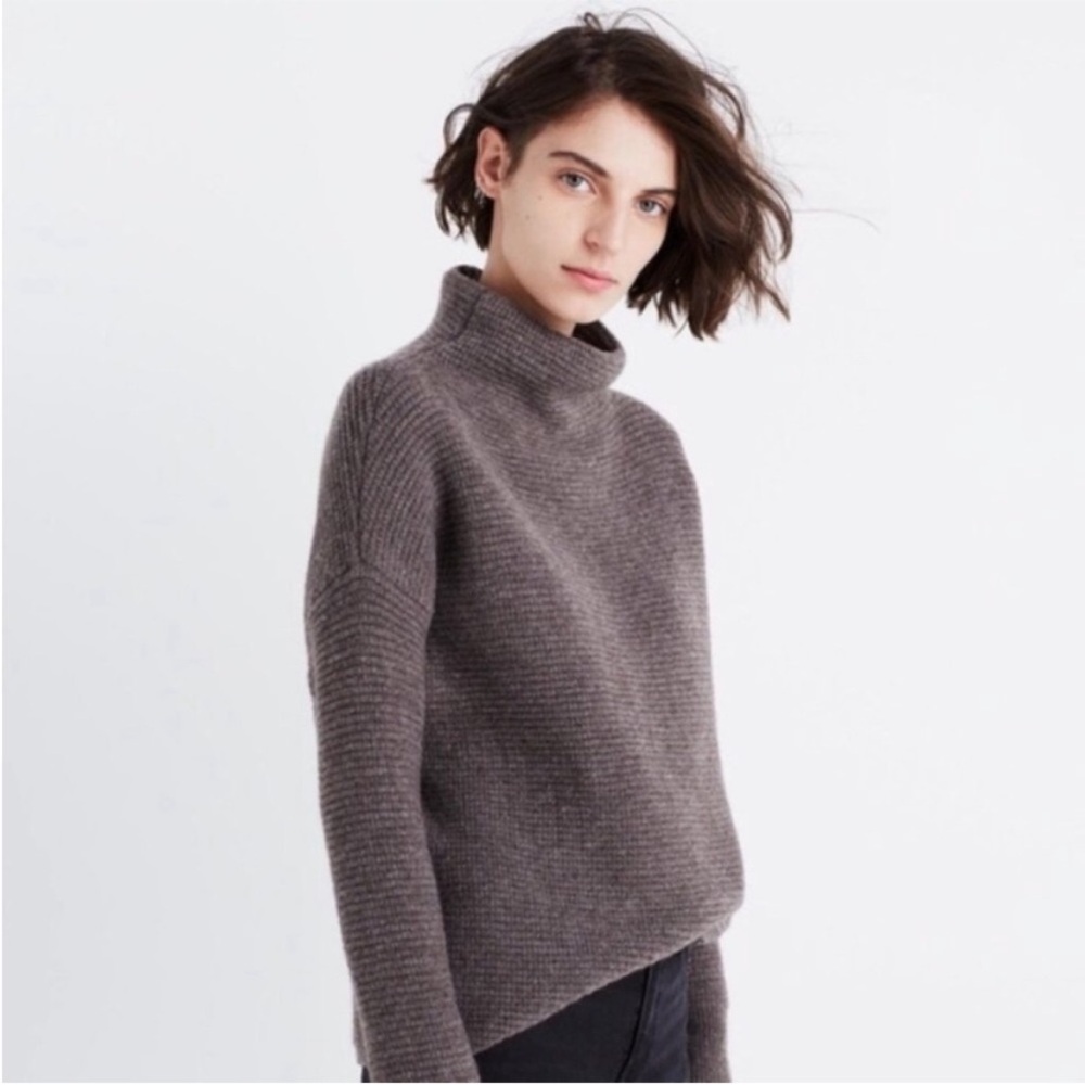Madewell | Southfield wool blend Mockneck Sweater